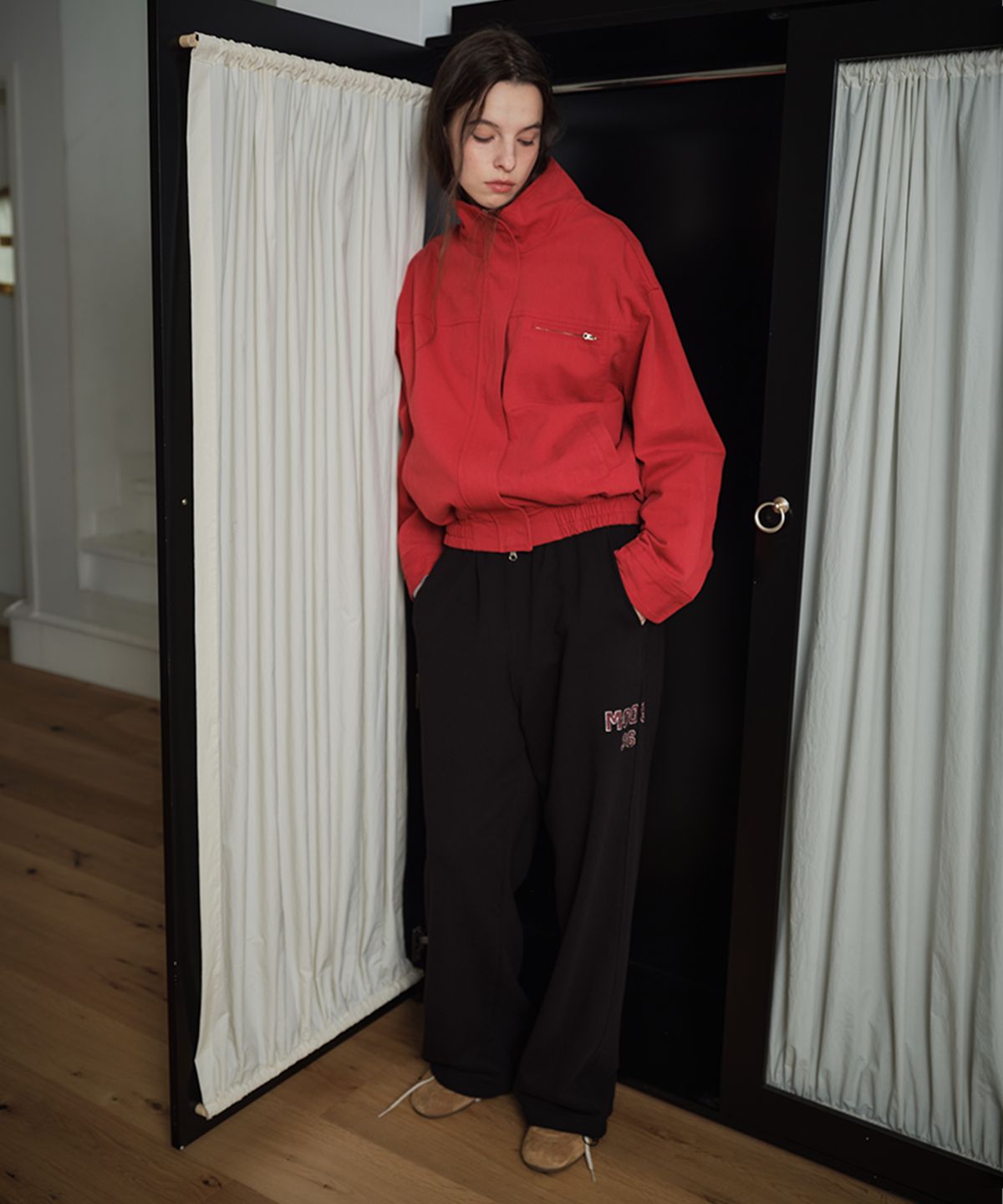 무드무스(MOODMOOSE) MELBOURNE JACKET VINTAGE RED [MMFA1JK01RD]