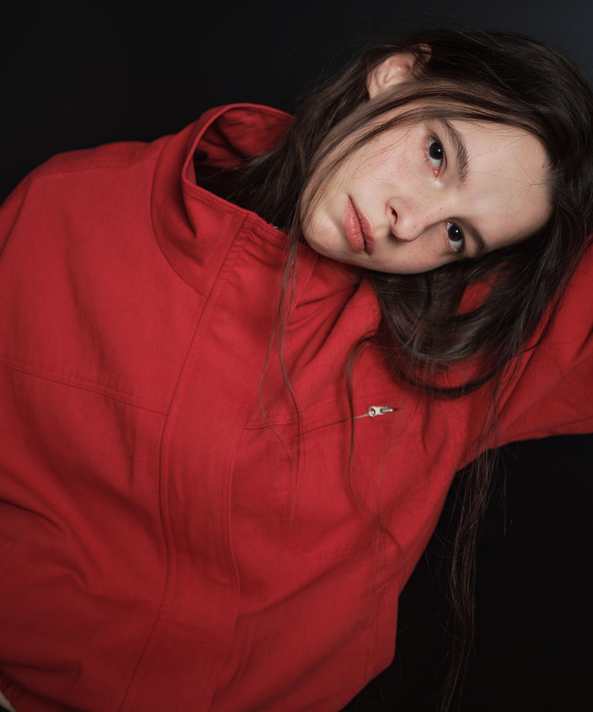 무드무스(MOODMOOSE) MELBOURNE JACKET VINTAGE RED [MMFA1JK01RD]
