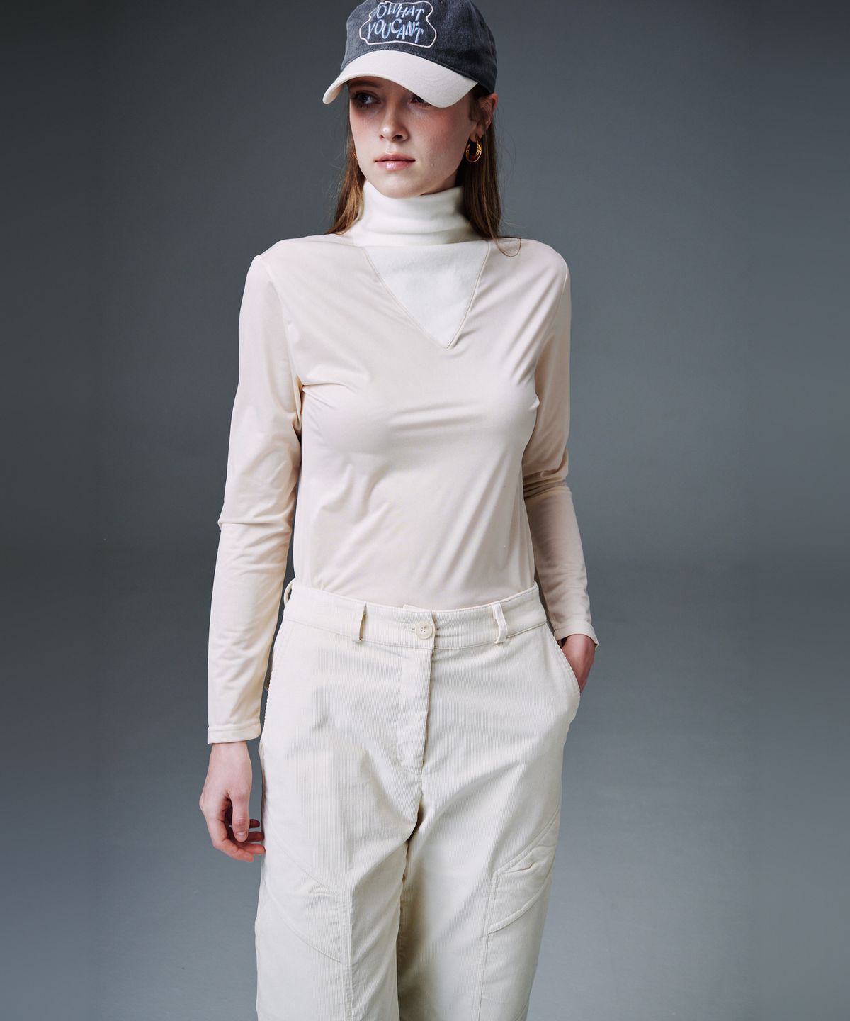 크림골프(KLIMGOLF) Windproof V-Neck Layered Top 방풍 브이넥 레이어드 티