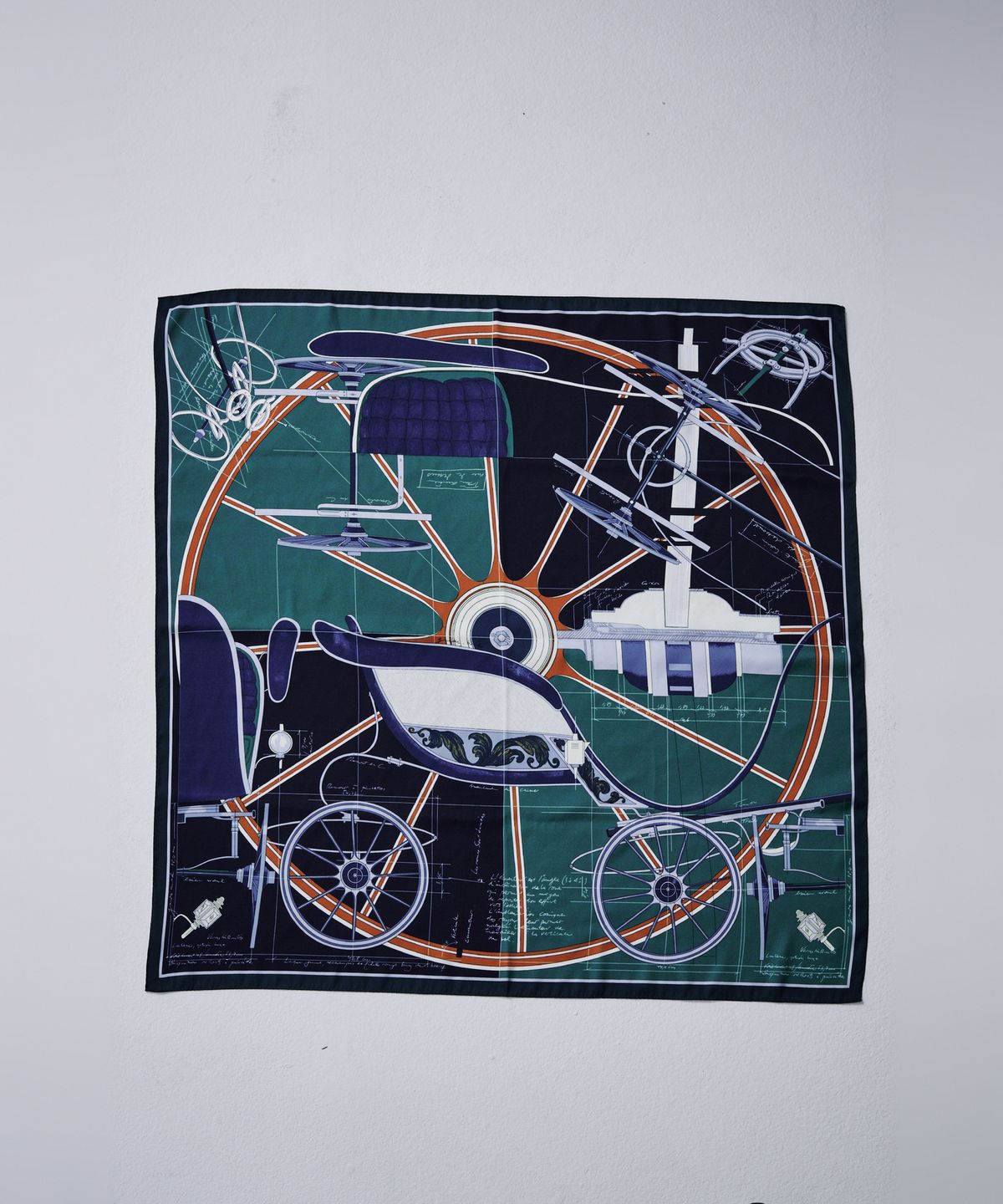 크림골프(KLIMGOLF) Carriage Graphic Scarf 캐리지 그래픽 스카프