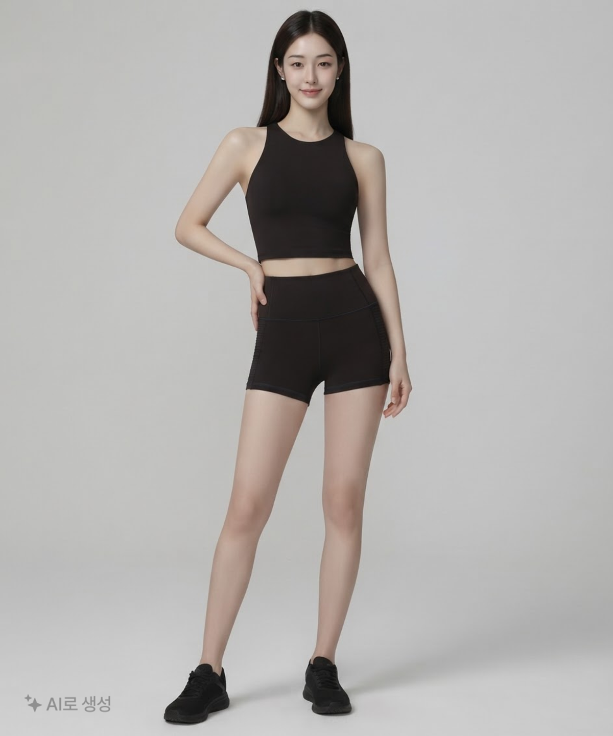 배드블러드(BADBLOOD) 숏 레깅스 M