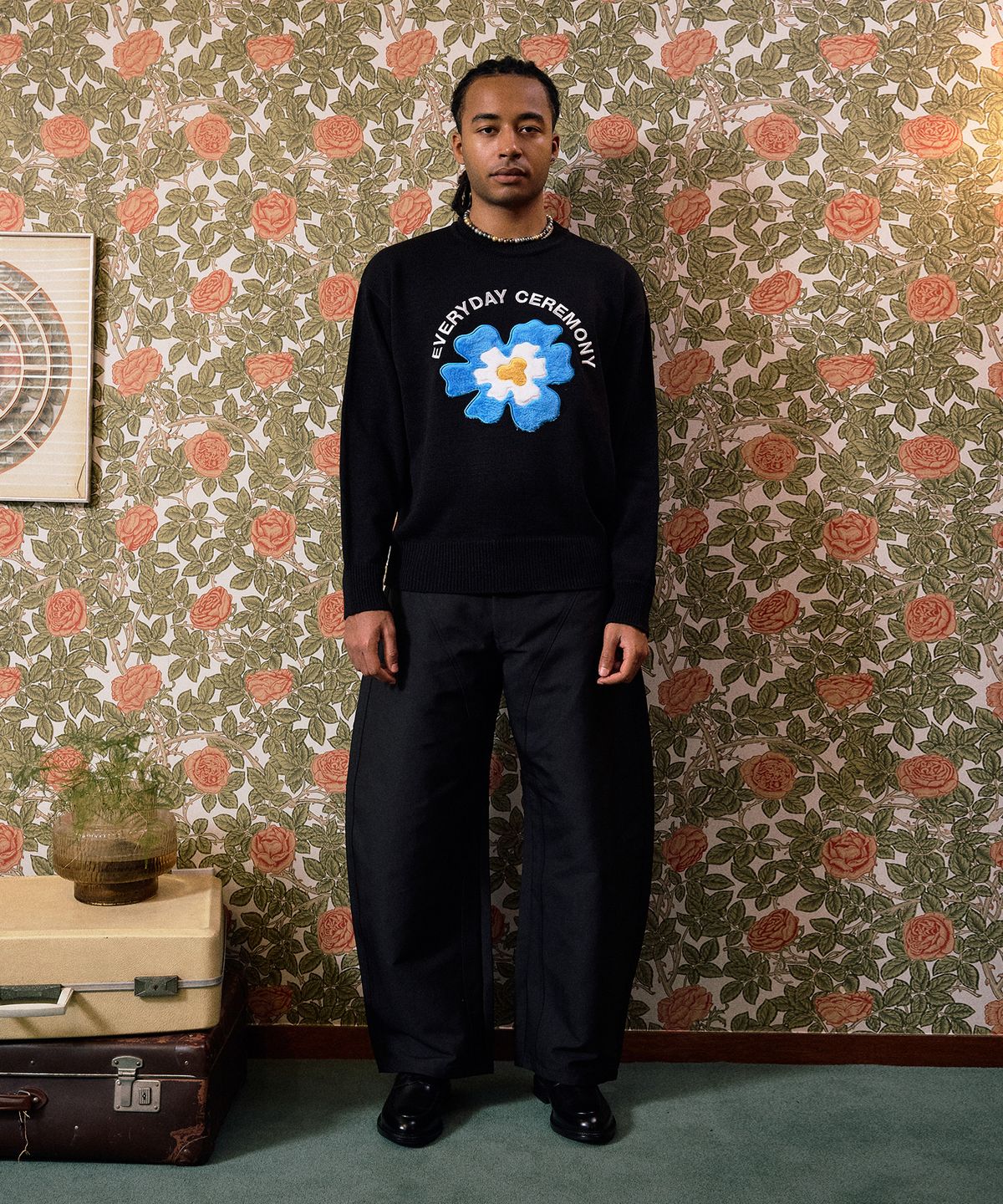코사지(CORSAGE) 에브리데이 세레머니 벨보아 니트