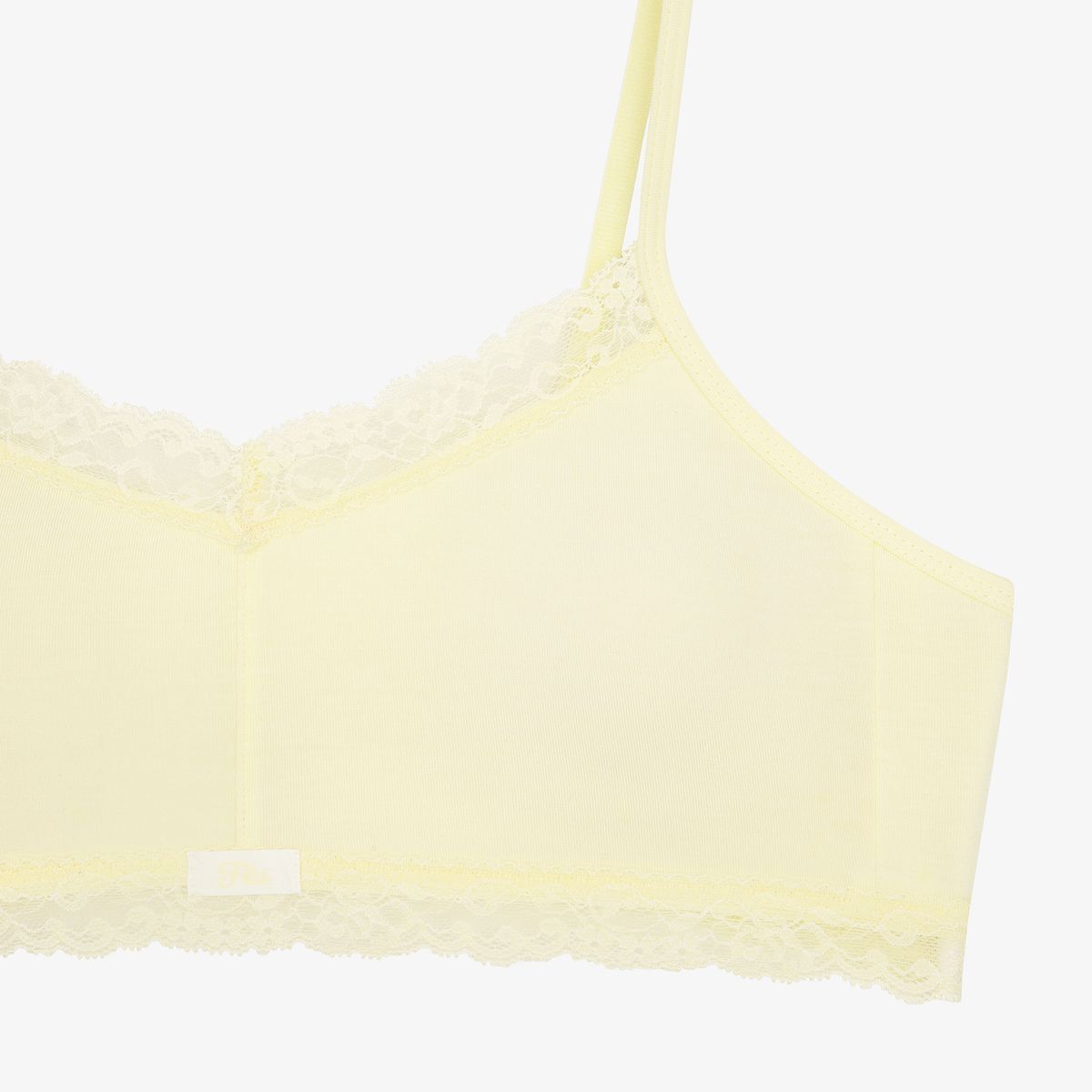 휠라언더웨어(FILA UNDERWEAR) 러버스 스쿱넥 브라 Lemon Color