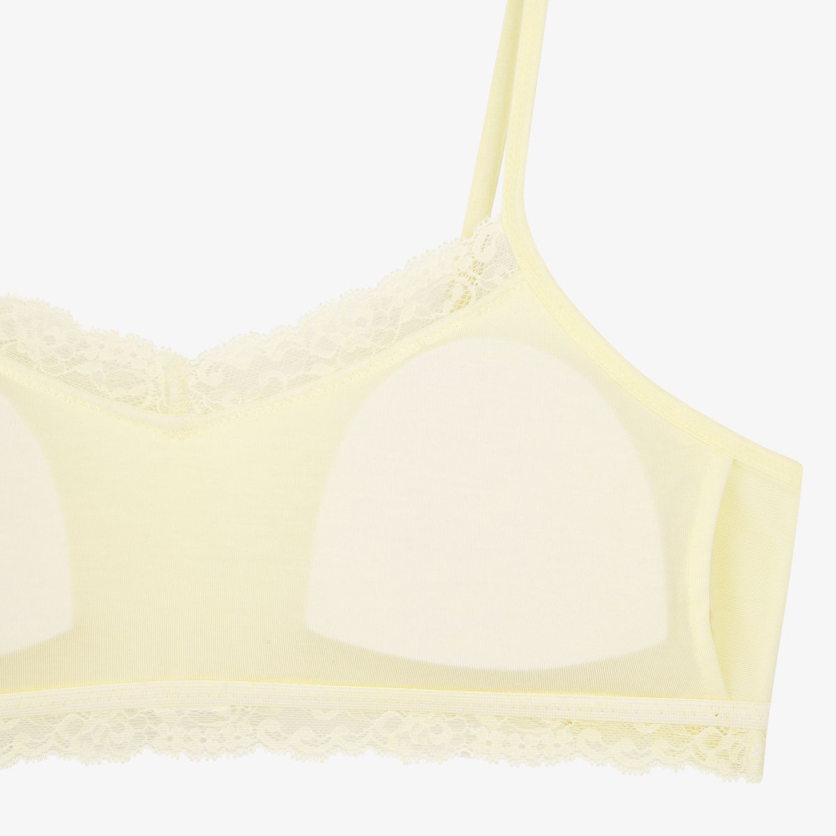 휠라언더웨어(FILA UNDERWEAR) 러버스 스쿱넥 브라 Lemon Color