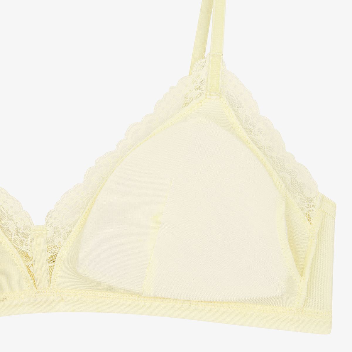 휠라언더웨어(FILA UNDERWEAR) 러버스 트라이앵글 브라 Lemon Color