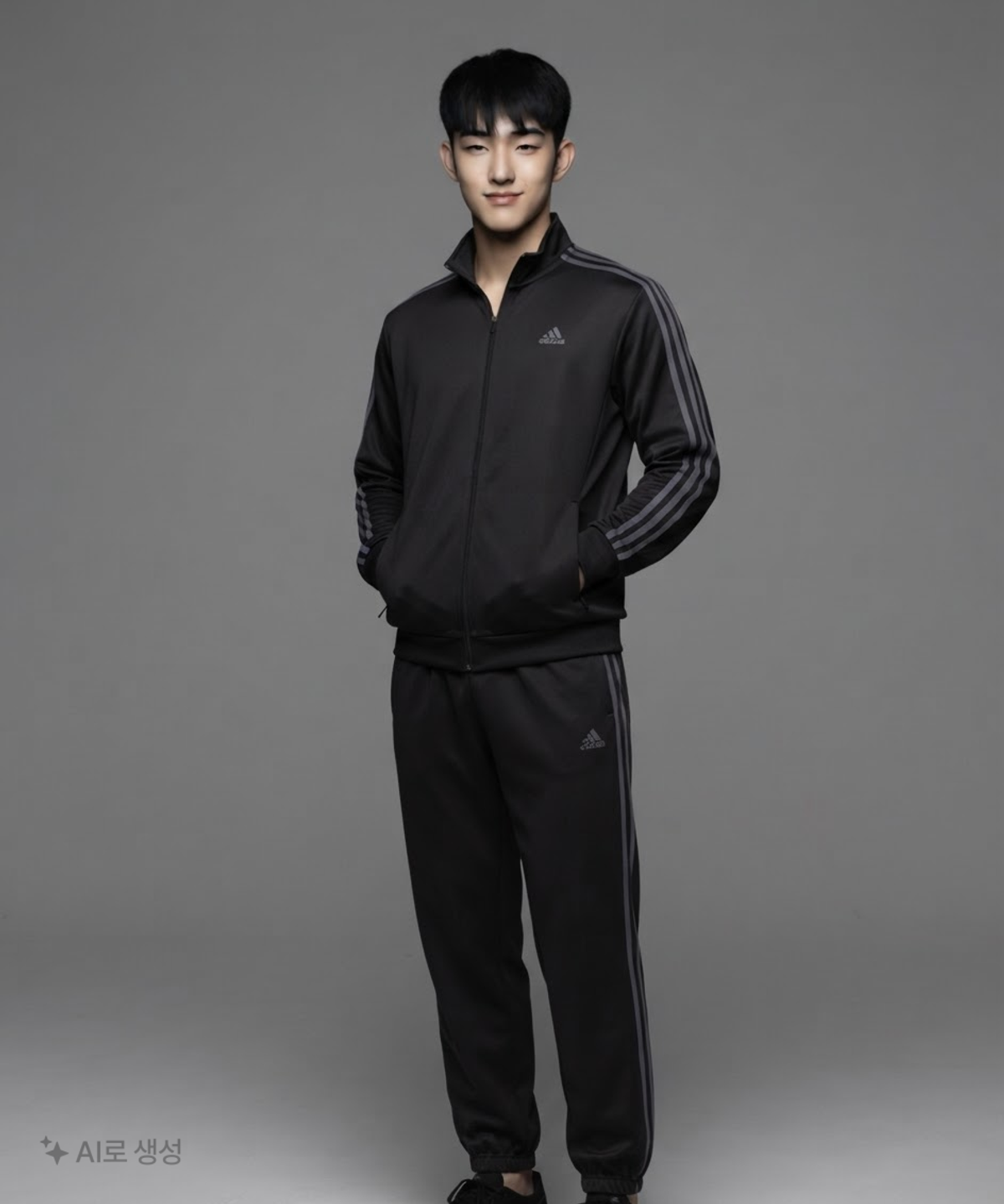 아디다스(ADIDAS) 3-스트라이프 트레이닝 팬츠 - 블랙 / CM1409 XL