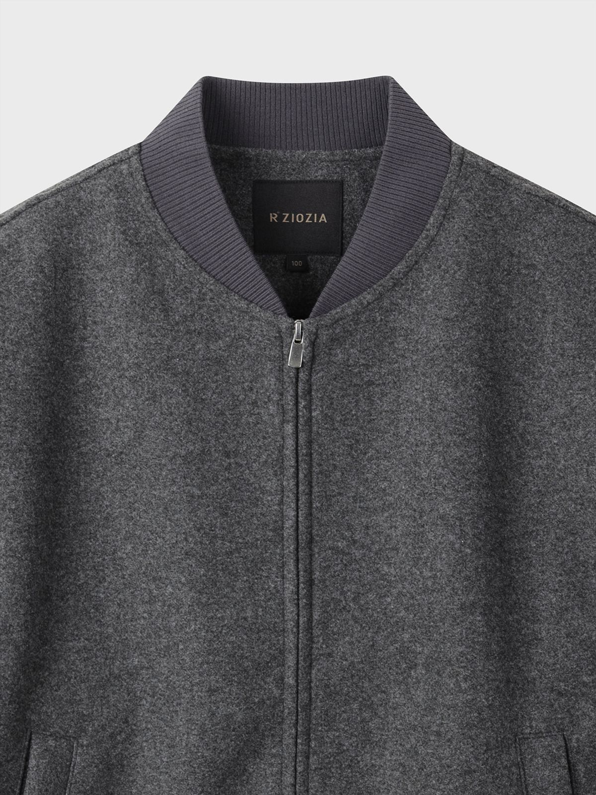 지오지아(ZIOZIA) 남성 울라이크 셋업 집업 점퍼_AAG4JP1102CGR
