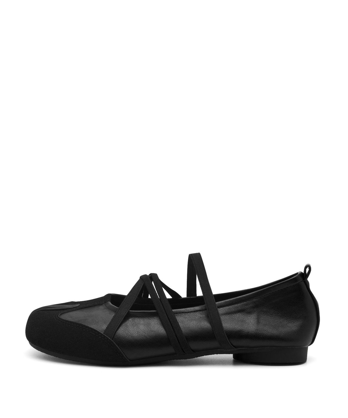 스퍼(SPUR) Multistrap crossover ballet flats 스트랩 타비 플랫 슈즈 2cm - WA9004 (4color)