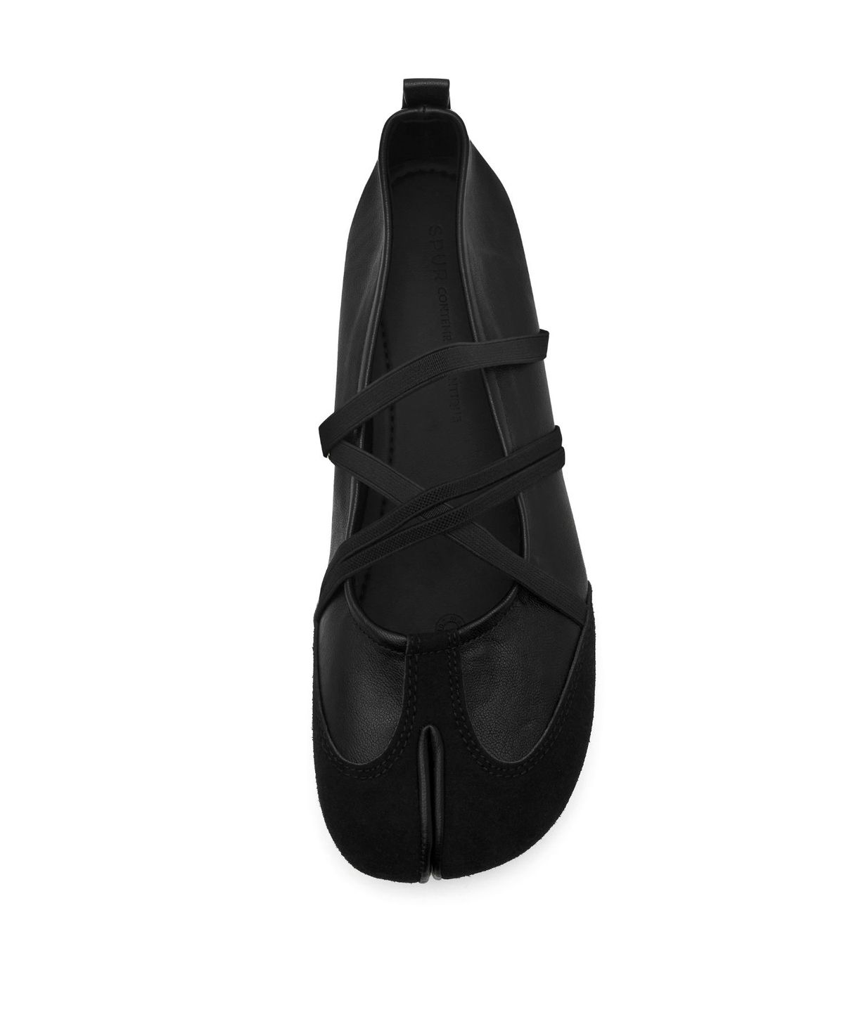 스퍼(SPUR) Multistrap crossover ballet flats 스트랩 타비 플랫 슈즈 2cm - WA9004 (4color)