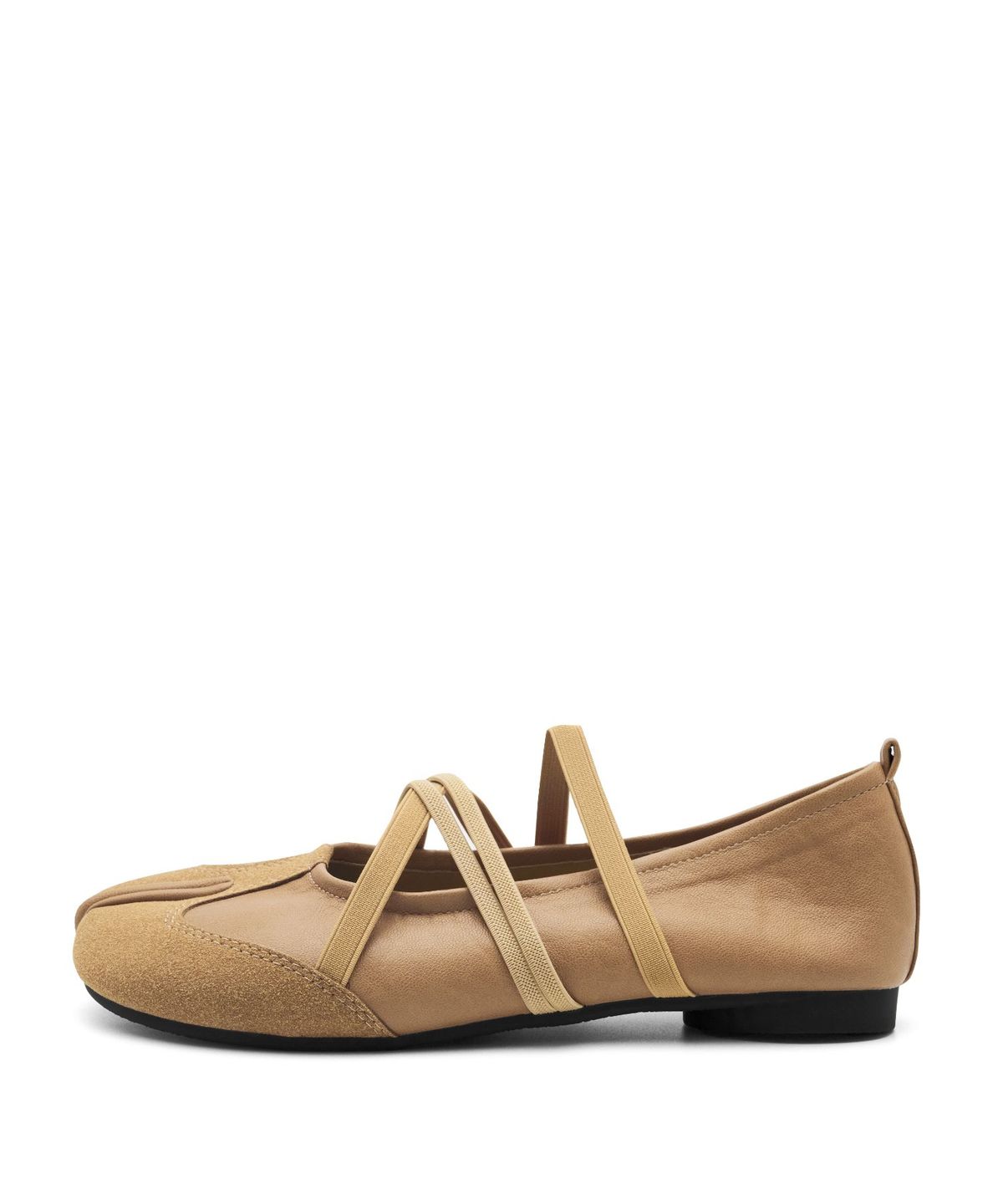 스퍼(SPUR) Multistrap crossover ballet flats 스트랩 타비 플랫 슈즈 2cm - WA9004 (4color)