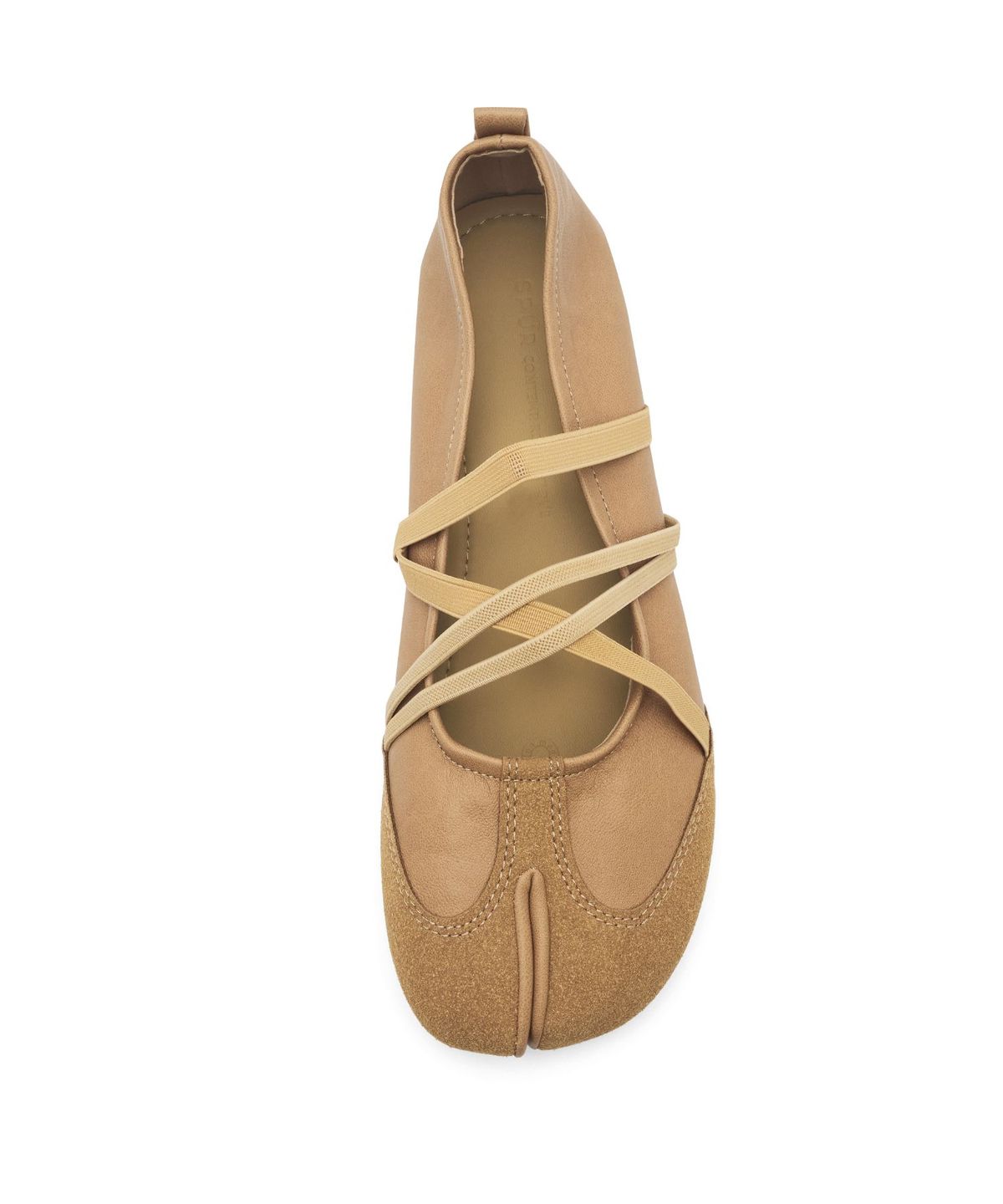 스퍼(SPUR) Multistrap crossover ballet flats 스트랩 타비 플랫 슈즈 2cm - WA9004 (4color)