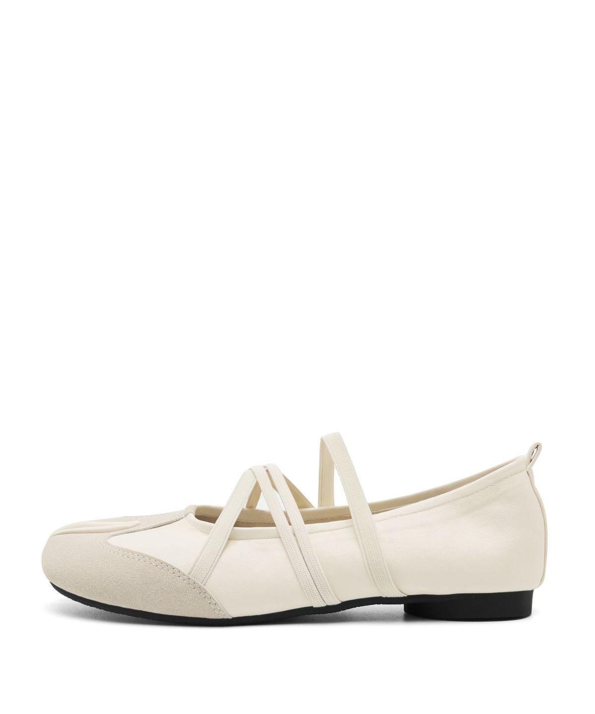 스퍼(SPUR) Multistrap crossover ballet flats 스트랩 타비 플랫 슈즈 2cm - WA9004 (4color)