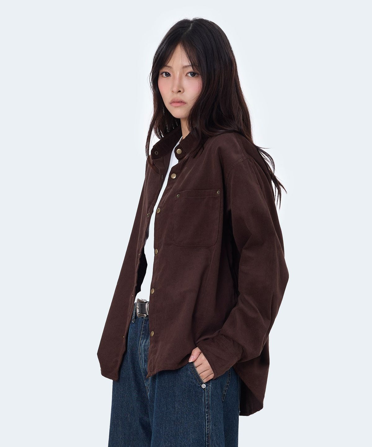 고스트리퍼블릭(GHOST REPUBLIC) 코듀로이 긴팔 셔츠 3Color GLS-718