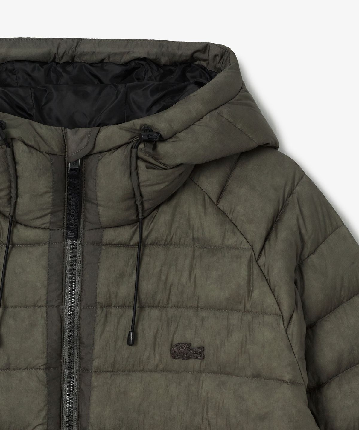 라코스테(LACOSTE) 남성 쉬어 후드 경량 미스트 구스 다운 점퍼 BH872E-56N DPD