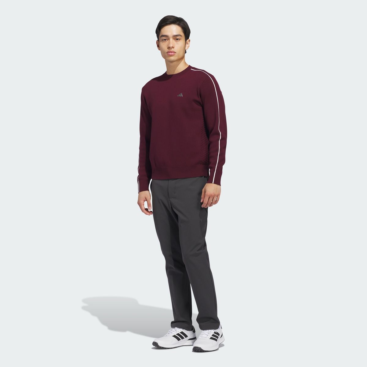 아디다스 골프(ADIDAS GOLF) 크루넥 롱 슬리브 니트 스웨터 KG0118