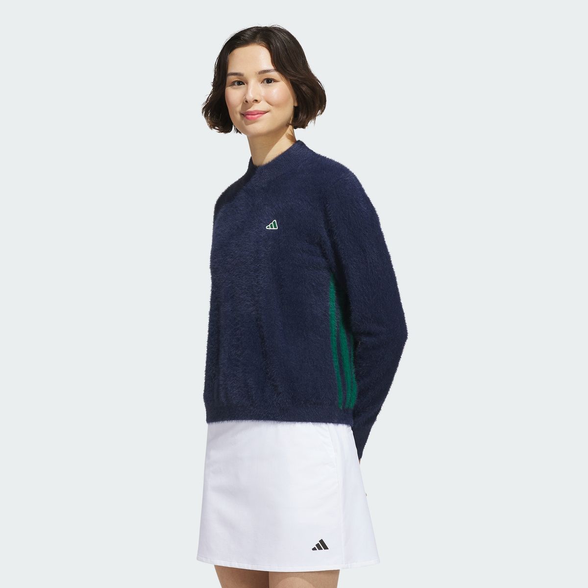 아디다스 골프(ADIDAS GOLF) 3-스트라이프 크루넥 롱 슬리브 니트 스웨터 KG2209