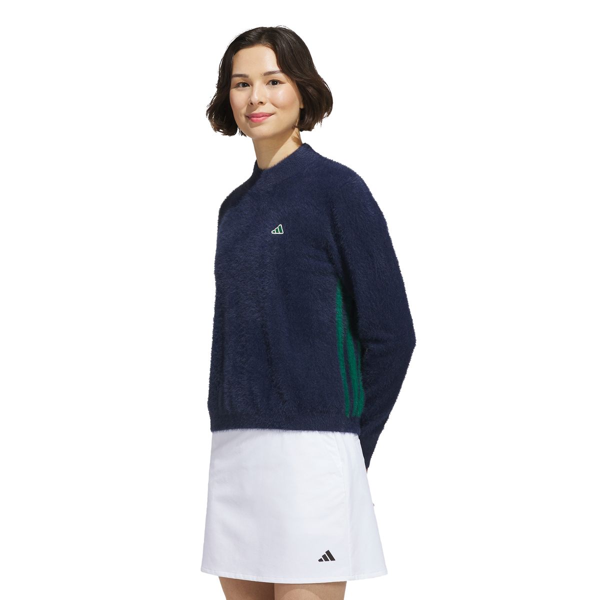 아디다스 골프(ADIDAS GOLF) 3-스트라이프 크루넥 롱 슬리브 니트 스웨터 KG2209