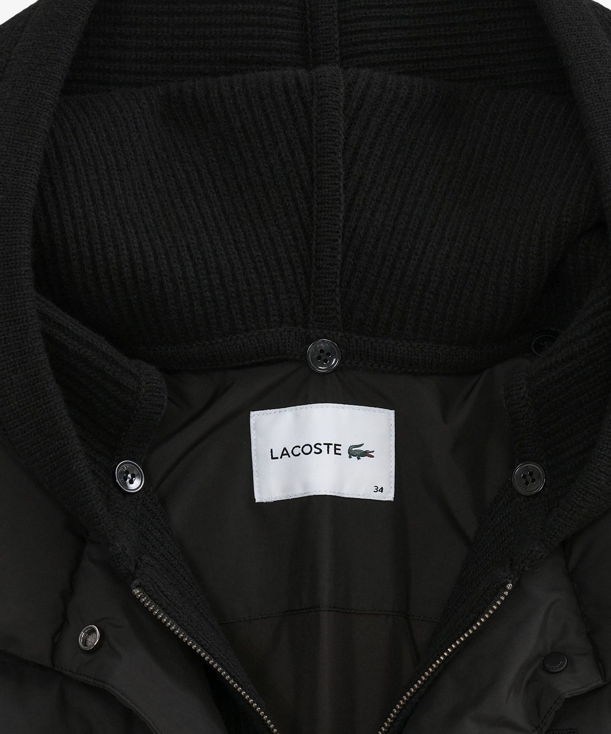 라코스테(LACOSTE) 여성 웜스 스웨터 후드 구스 다운 BF663E-56N 031