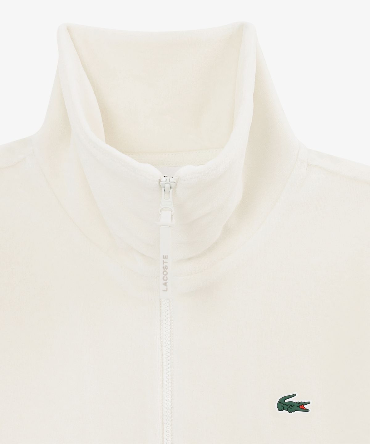 라코스테(LACOSTE) 여성 벨루어 풀집업 스웻셔츠 SF961E-56N 70V