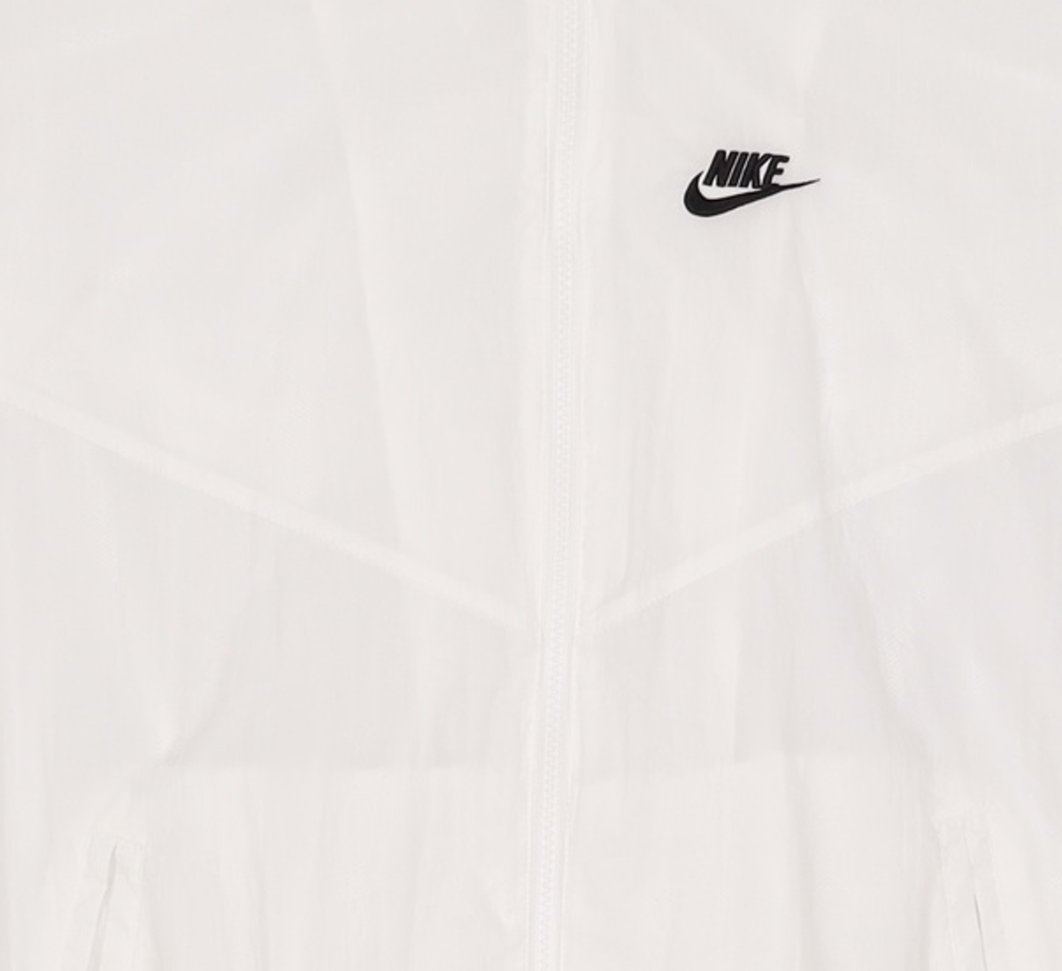 나이키(NIKE) 스포츠웨어 에센셜 윈드러너 우븐 재킷 W - 화이트:블랙 / DM6186-100 S