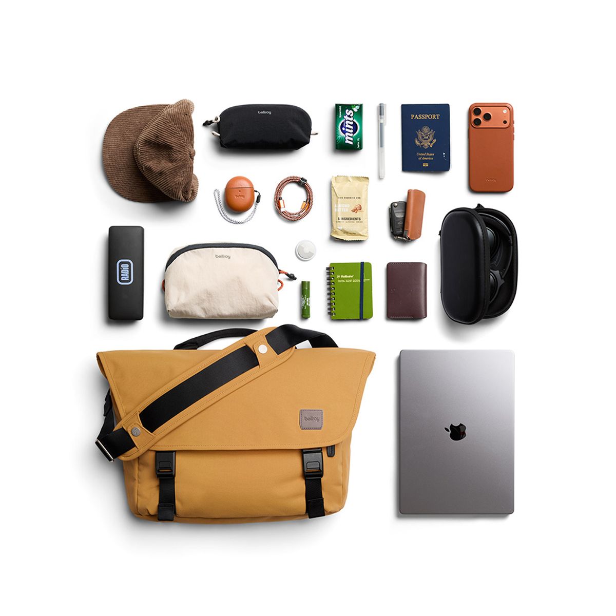 벨로이(BELLROY) 클래식 메신저백 13L(BCYA-CML-244) - 카멜