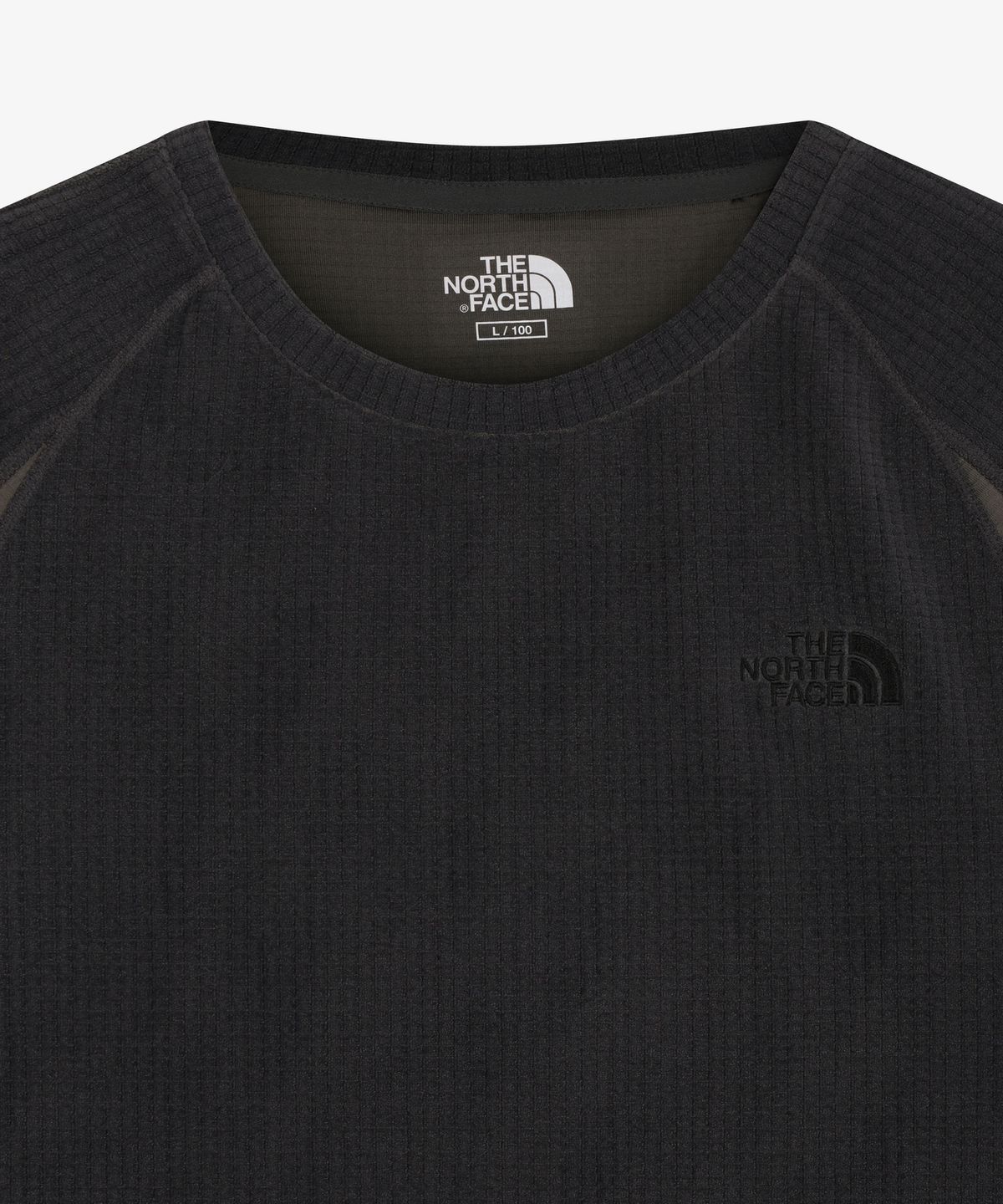노스페이스(THE NORTH FACE) NT7TS57J 노드 긴팔 티셔츠 DARK CHARCOAL