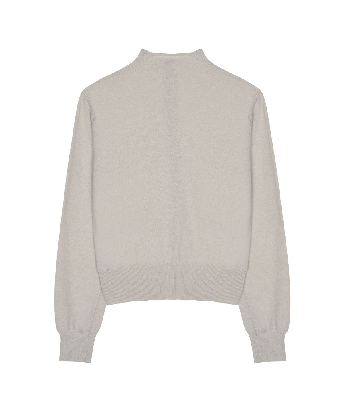 닉앤니콜(NICK&NICOLE) HIGH NECK BUTTON KNIT CARDIGAN_BEIGE