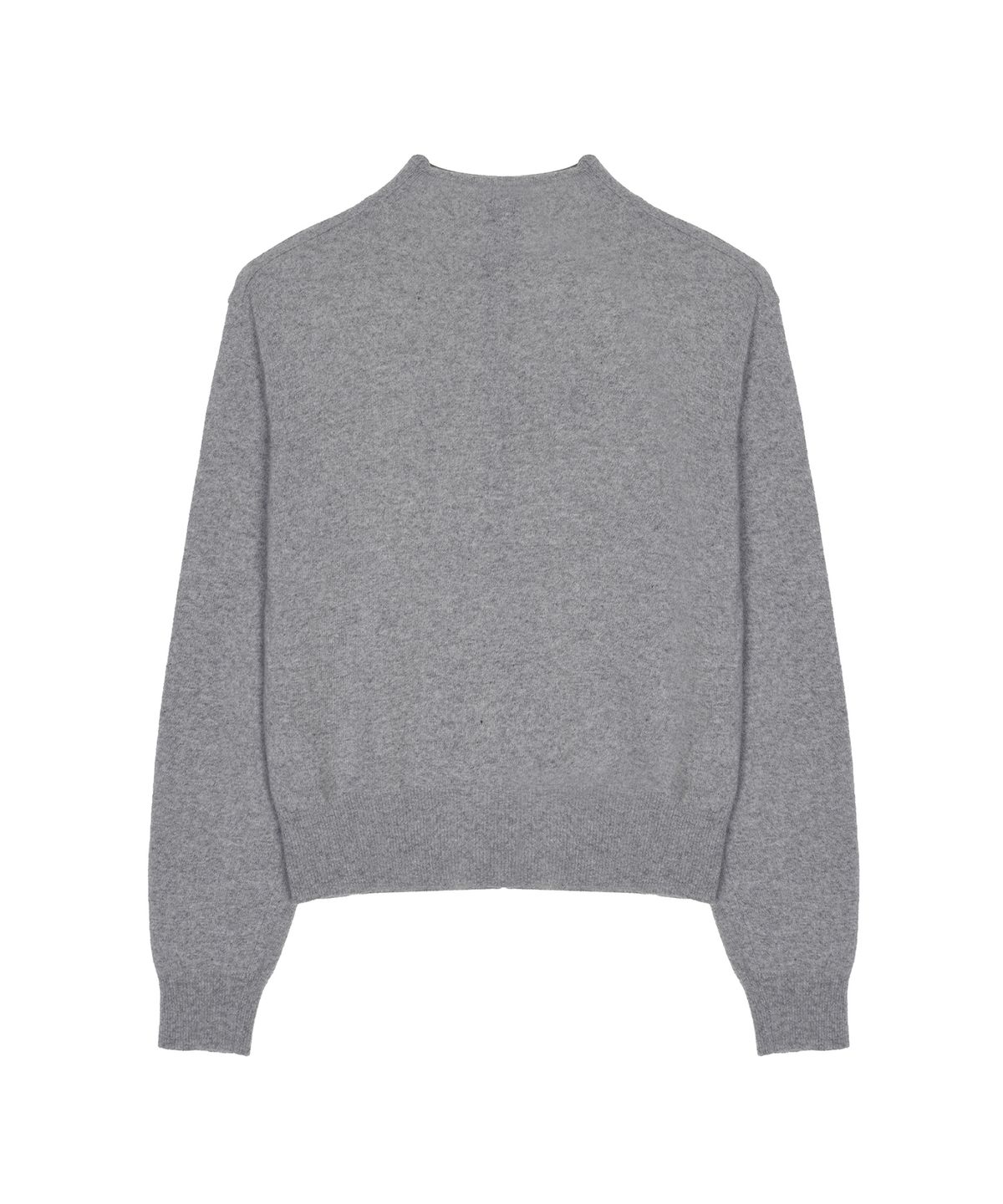 닉앤니콜(NICK&NICOLE) HIGH NECK BUTTON KNIT CARDIGAN_GRAY
