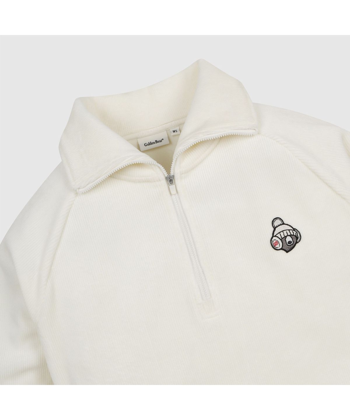골든베어(GOLDEN BEAR) (여성) Velour Raglan Half Zip-up (SET UP) G5TAW26203IVX