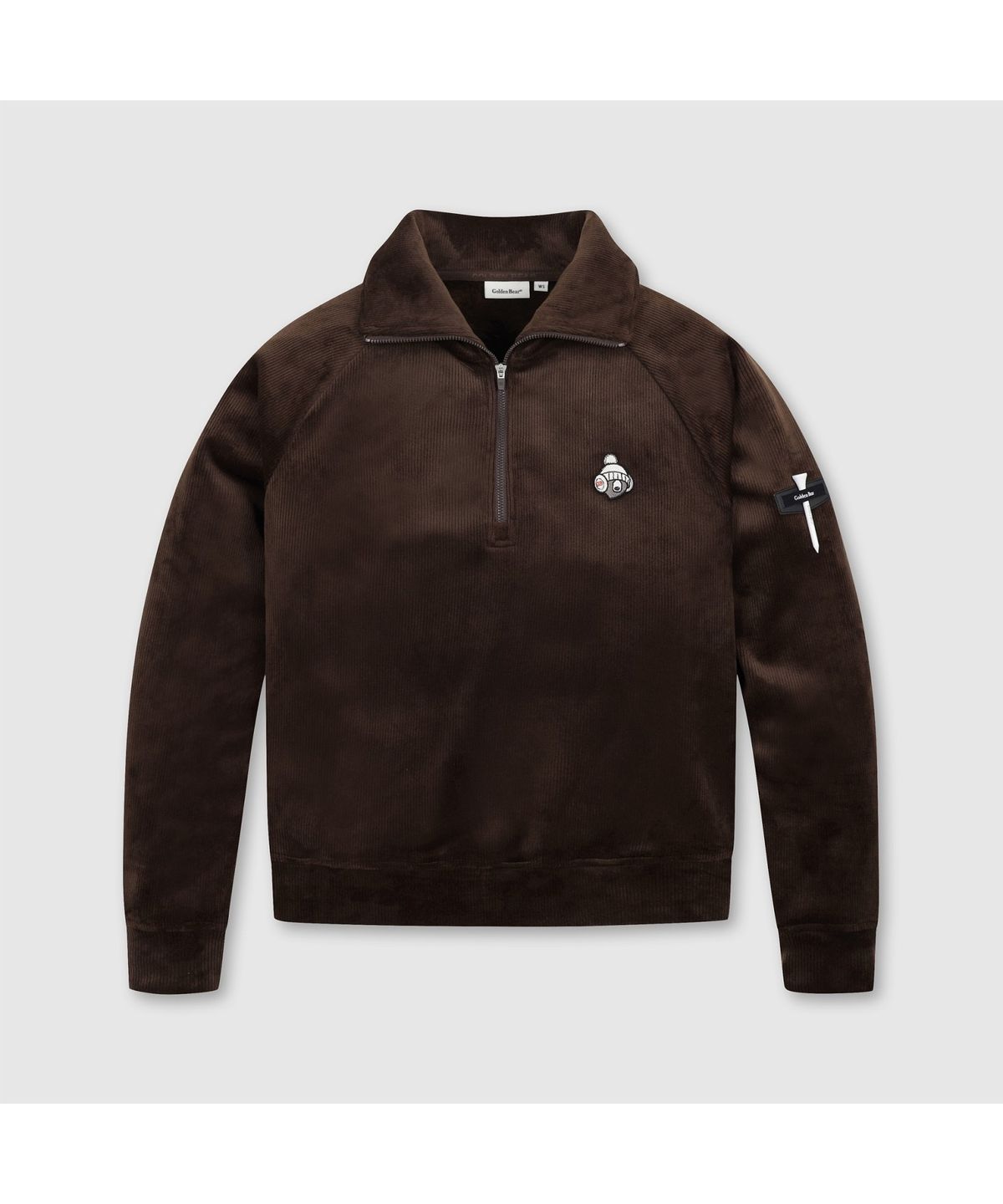 골든베어(GOLDEN BEAR) (여성) Velour Raglan Half Zip-up (SET UP) G5TAW26203BRX