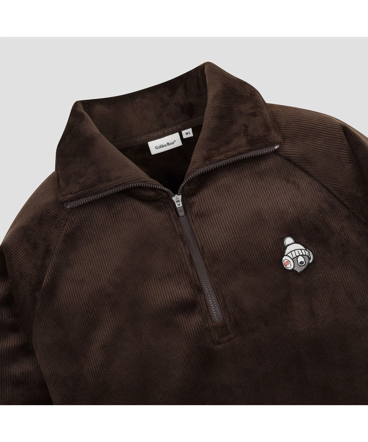 골든베어(GOLDEN BEAR) (여성) Velour Raglan Half Zip-up (SET UP) G5TAW26203BRX