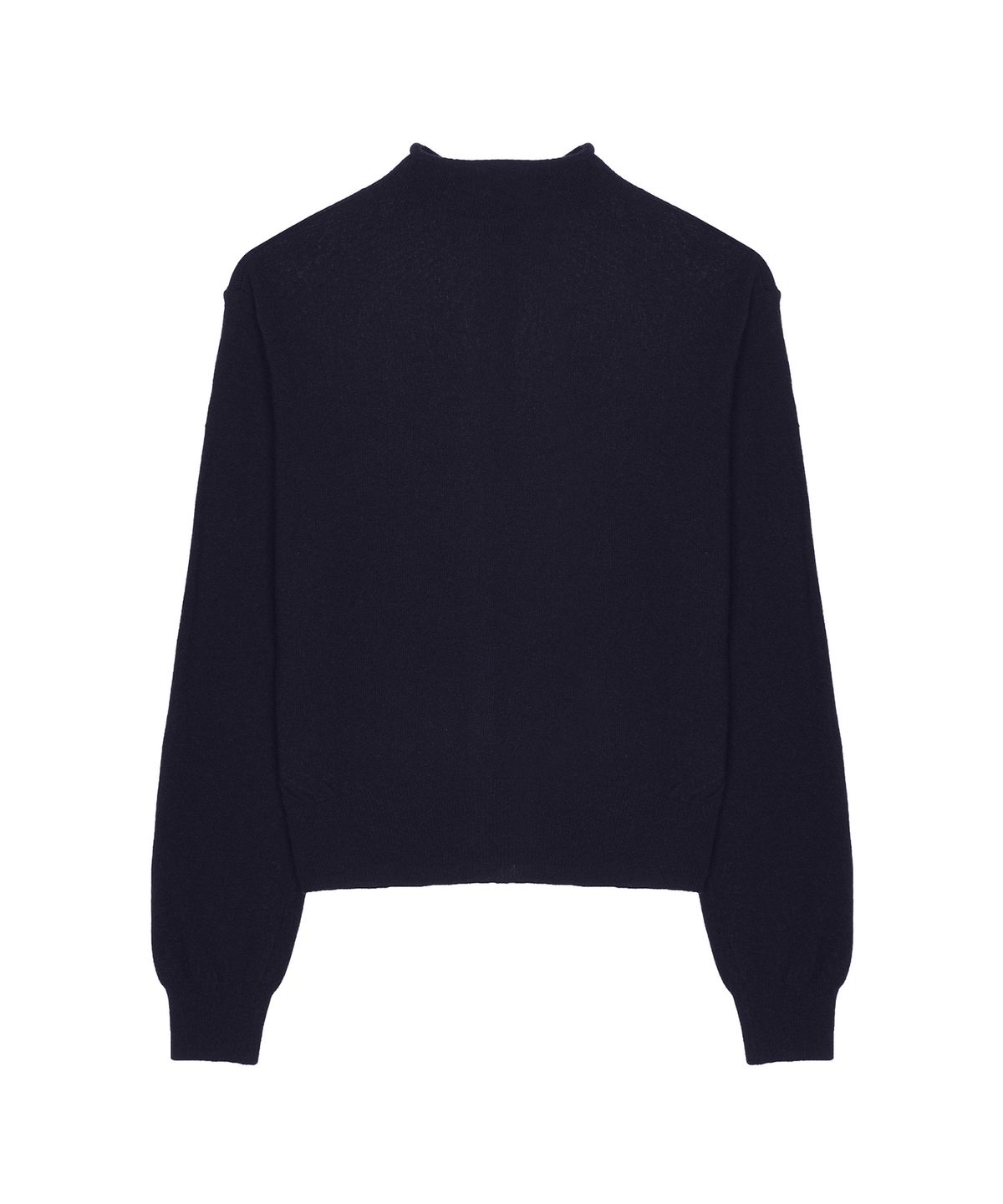 닉앤니콜(NICK&NICOLE) HIGH NECK BUTTON KNIT CARDIGAN_NAVY
