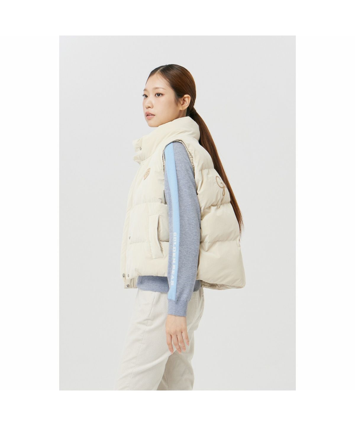 골든베어(GOLDEN BEAR) (여성) Padded Volume Vest G5VAW26203BEX
