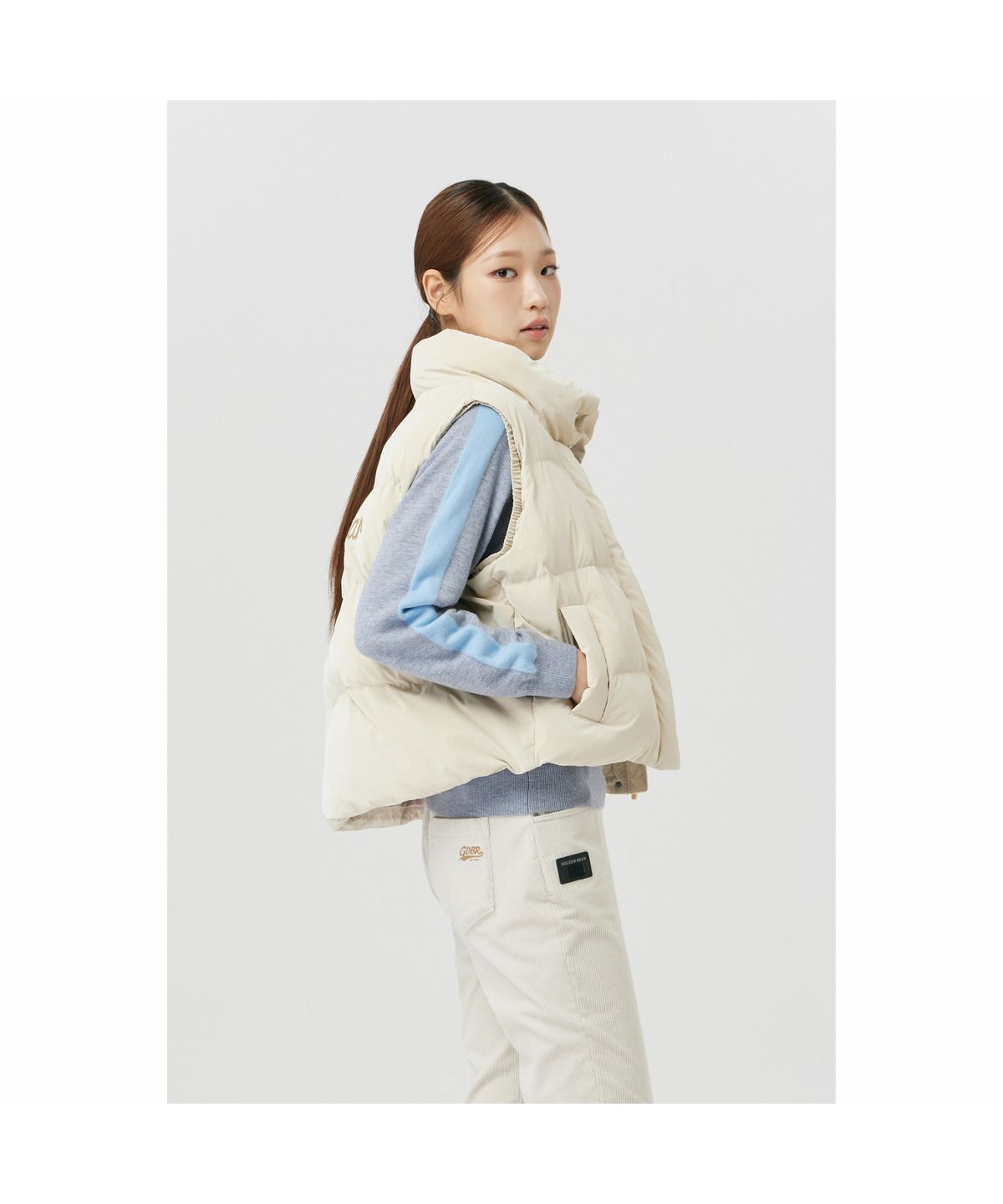 골든베어(GOLDEN BEAR) (여성) Padded Volume Vest G5VAW26203BEX