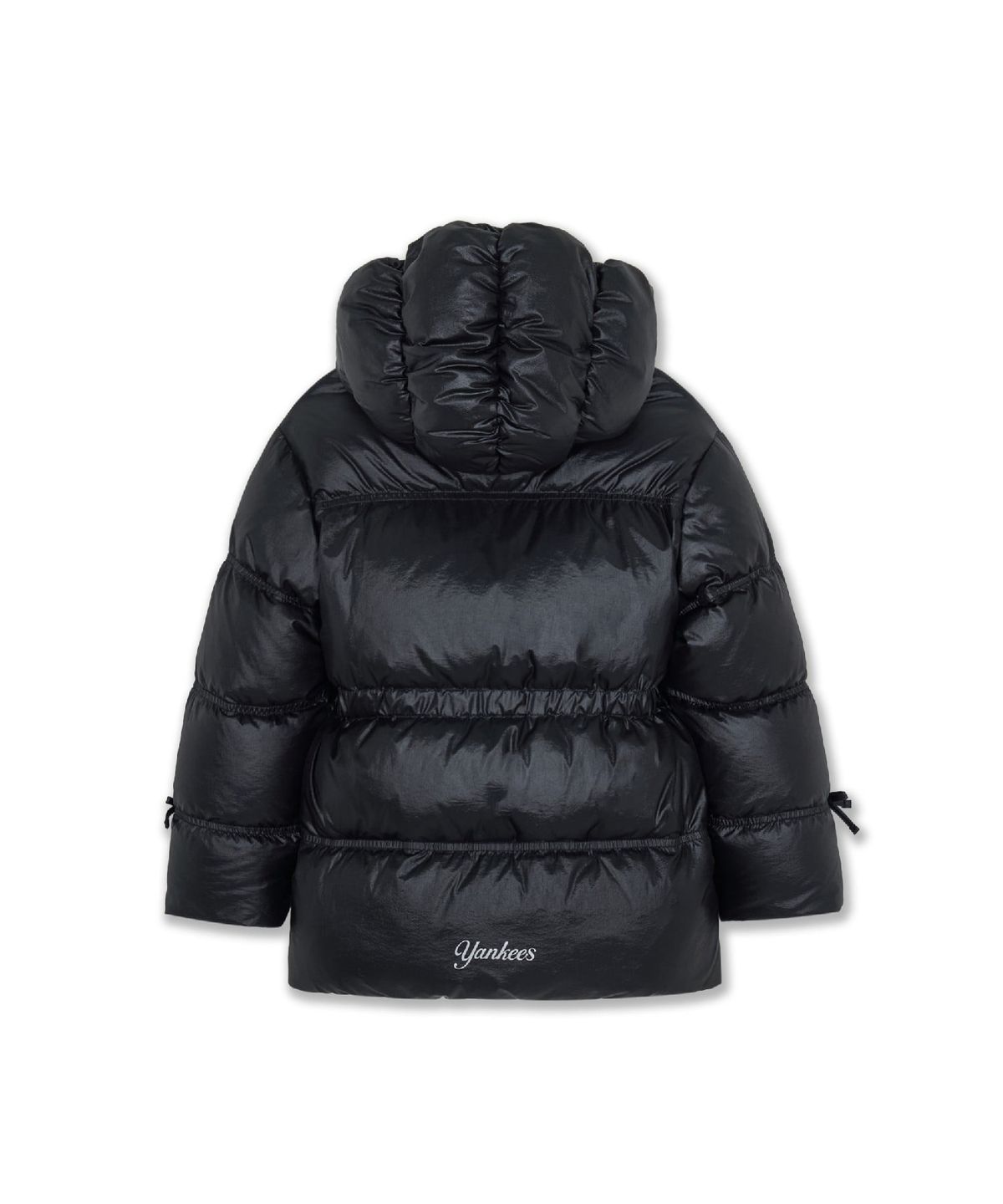 엠엘비 키즈(MLB KIDS) 스트릿 걸즈 리본포인트 유로피안덕 미드다운 NY (Black)