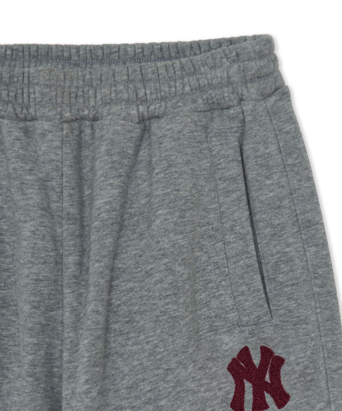 엠엘비 키즈(MLB KIDS) 스포티브 부클 스몰로고 루즈 조거 팬츠 NY (Melange Grey)
