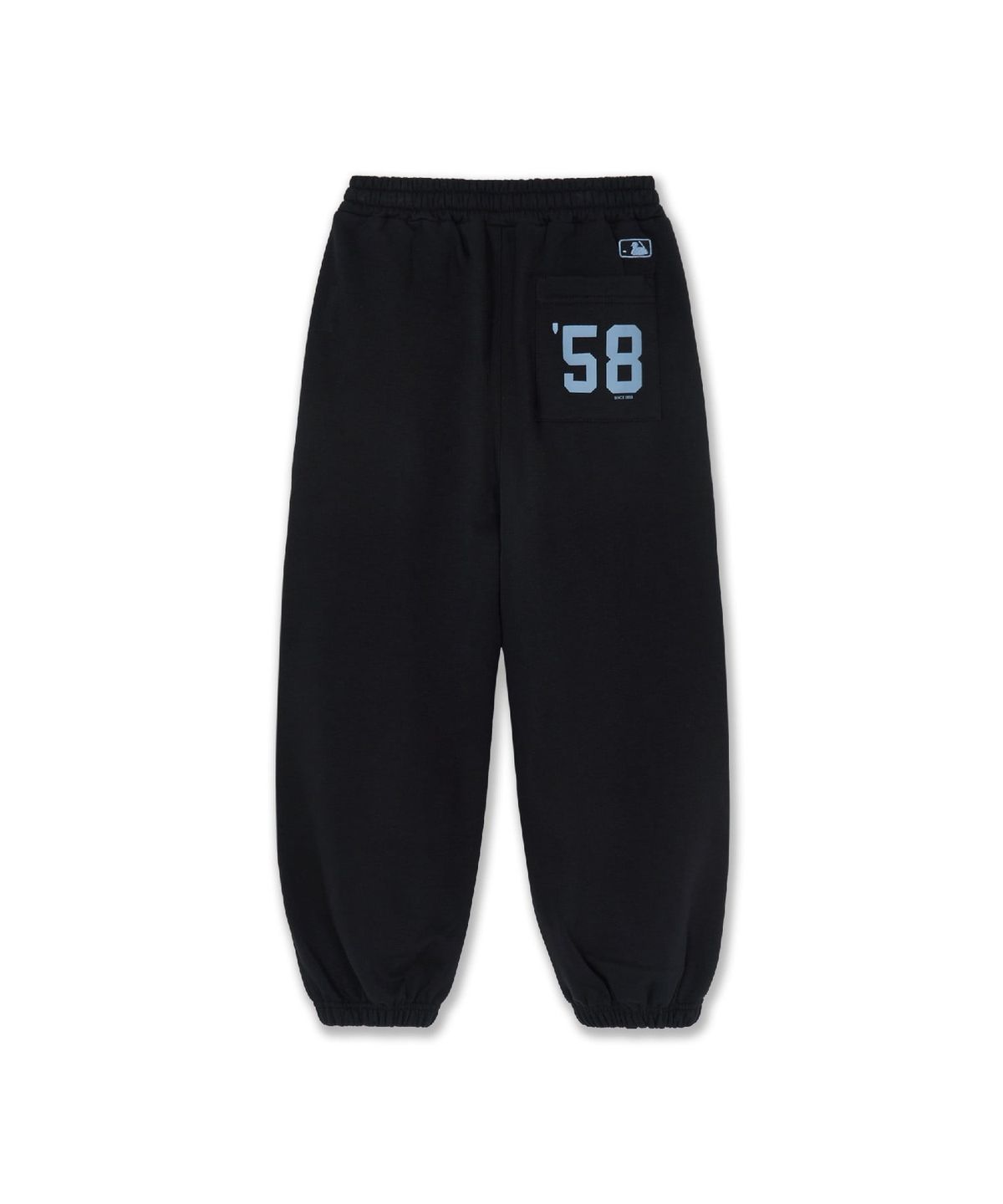 엠엘비 키즈(MLB KIDS) 스포티브 부클 스몰로고 루즈 조거 팬츠 LA (Black)