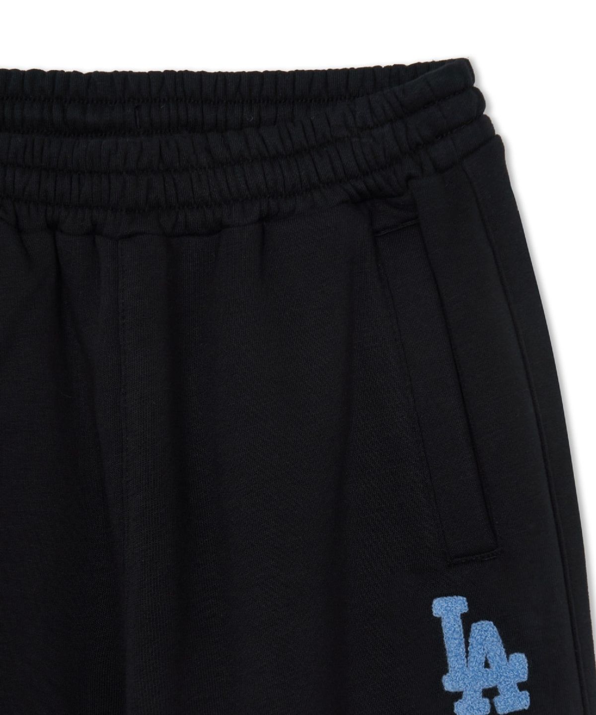 엠엘비 키즈(MLB KIDS) 스포티브 부클 스몰로고 루즈 조거 팬츠 LA (Black)