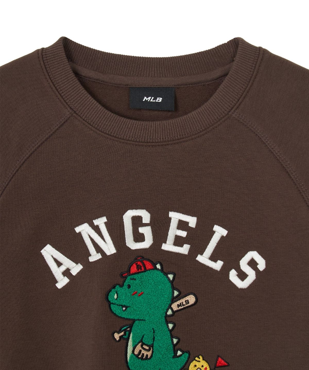엠엘비 키즈(MLB KIDS) 스포티브 프렌즈 캐릭터 기모 맨투맨 LAA (D.Brown)