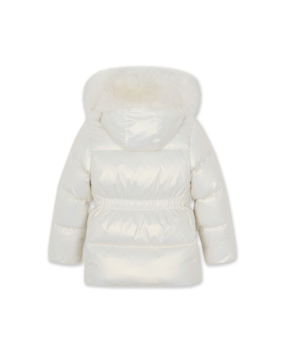 엠엘비 키즈(MLB KIDS) 스트릿 걸즈 프리즘 유로피안덕 미드다운 NY (Ivory)