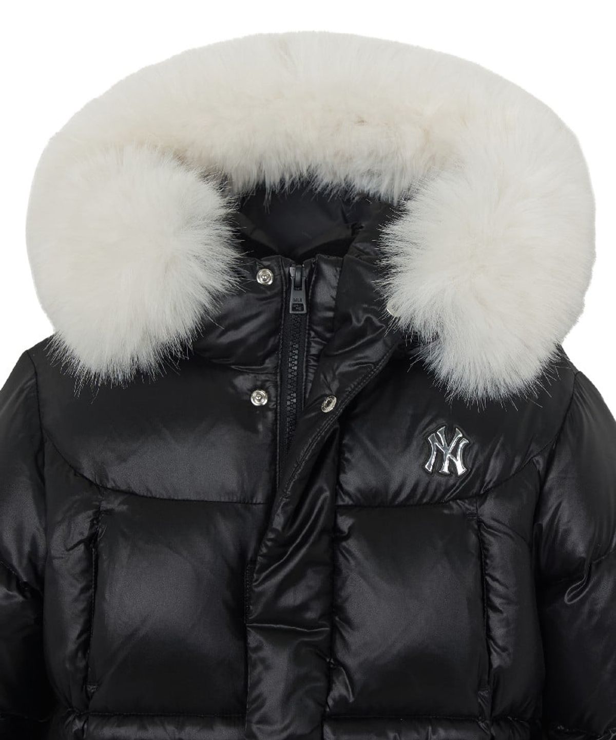 엠엘비 키즈(MLB KIDS) 스트릿 걸즈 프리즘 유로피안덕 미드다운 NY (Black)