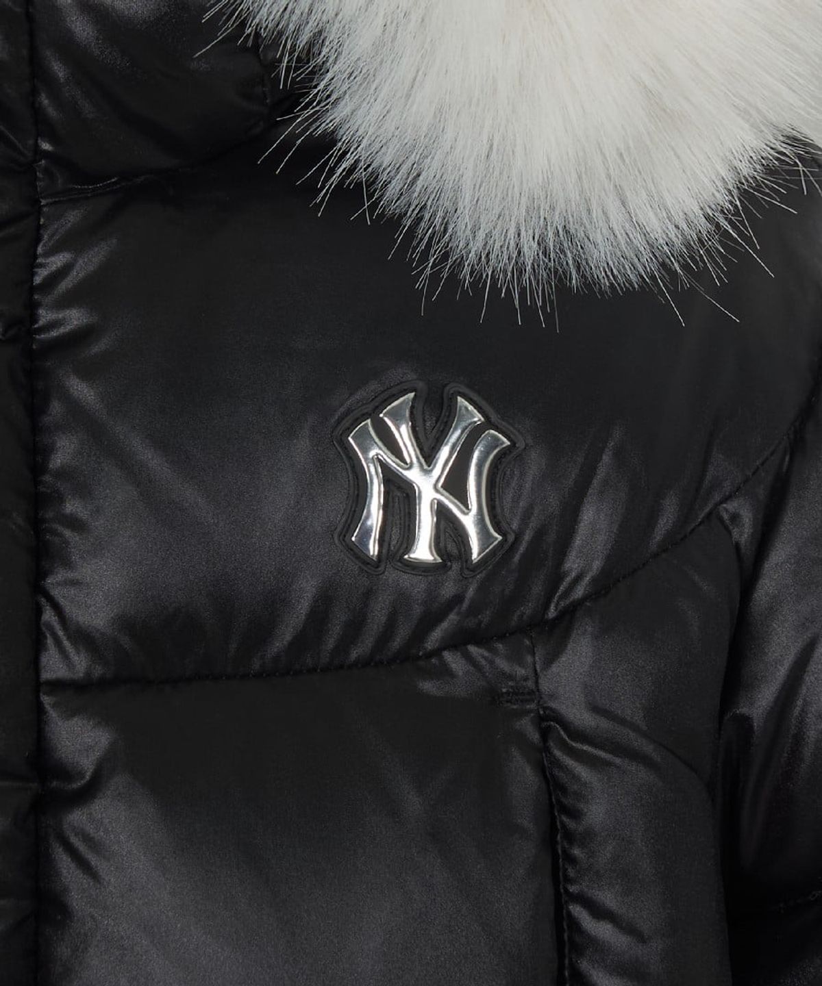 엠엘비 키즈(MLB KIDS) 스트릿 걸즈 프리즘 유로피안덕 미드다운 NY (Black)