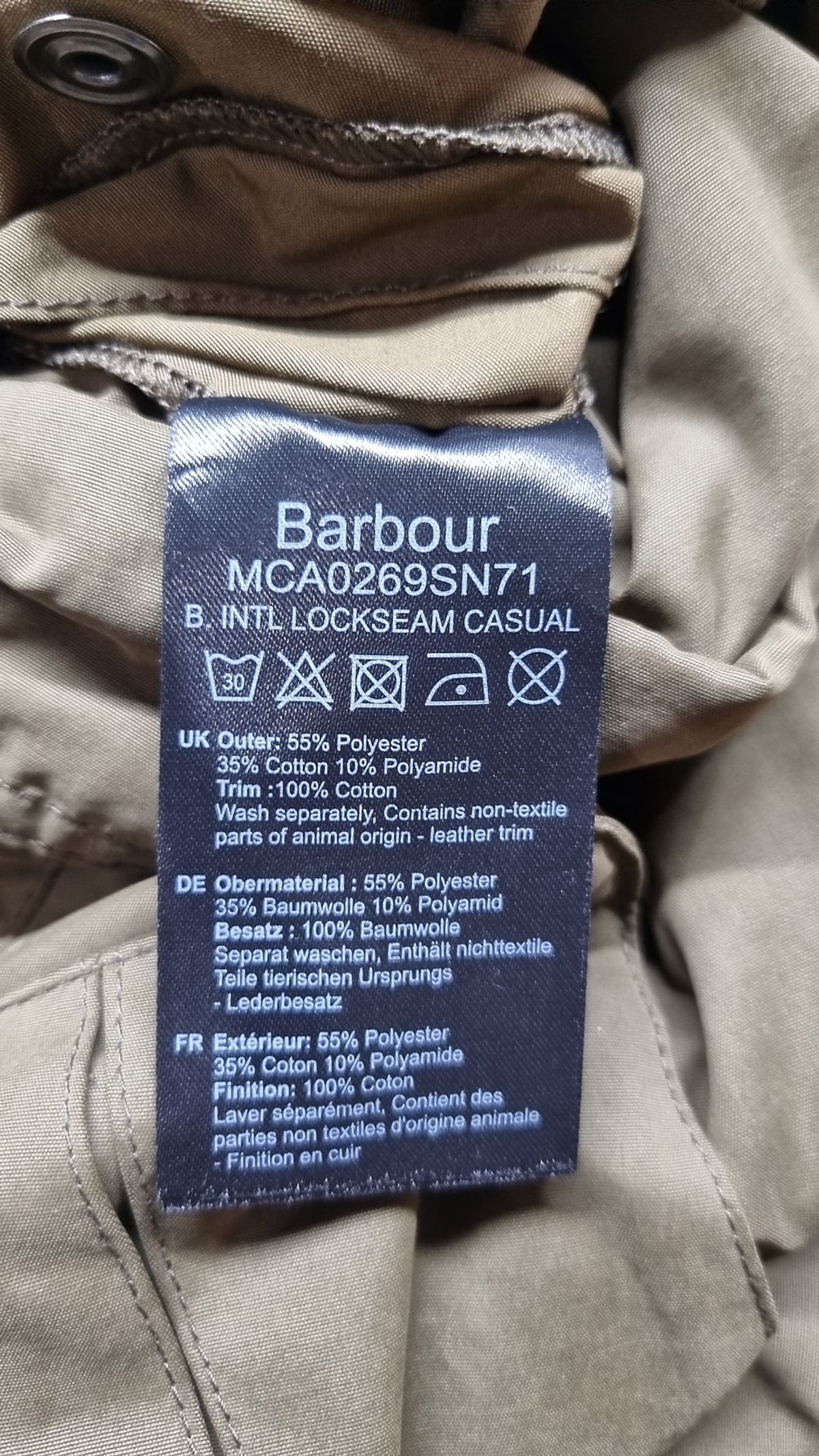 바버(BARBOUR) 사파리/헌팅 재킷 M