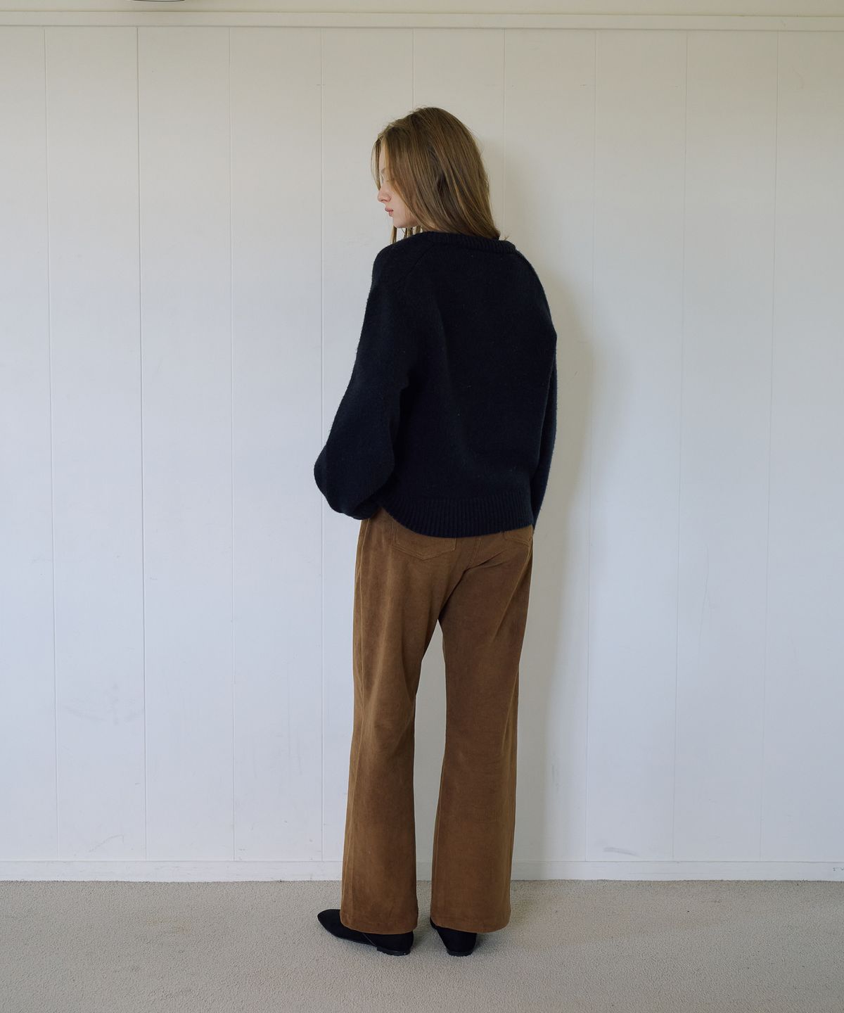 드헤베(DEHEVE) Signature Corduroy Pants [Brown]