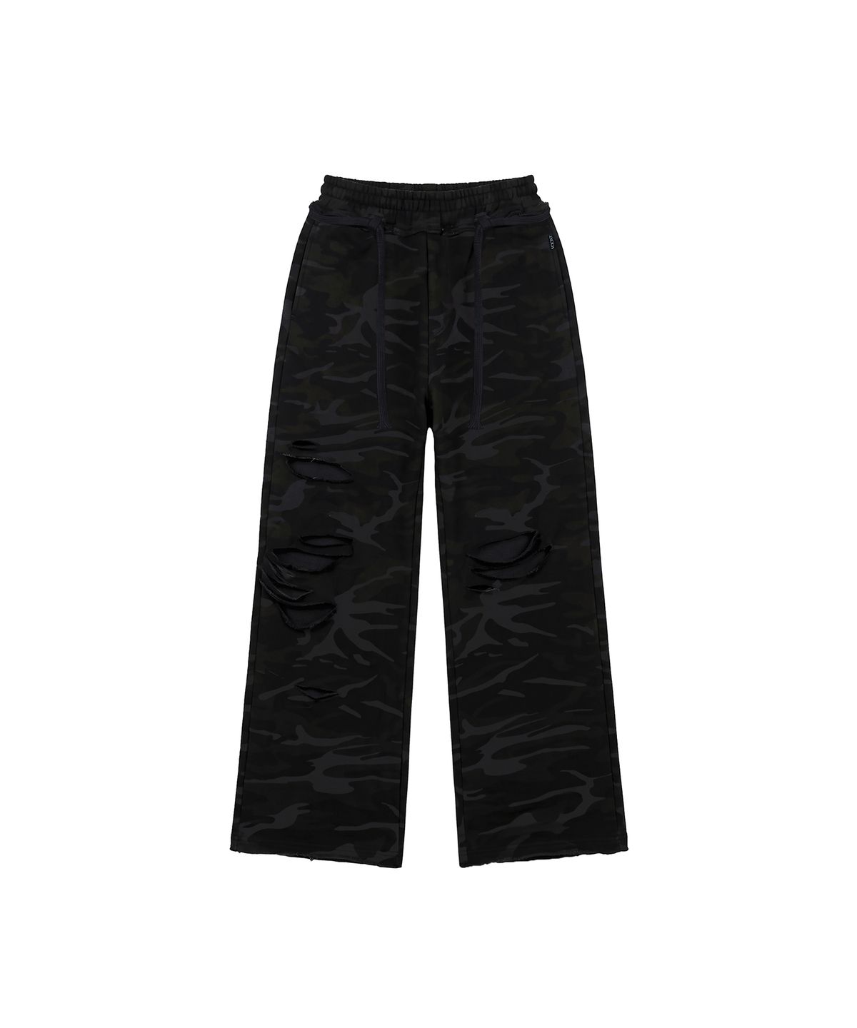 분트(VOONT) Shadow Texture Camo Wide Pants (DARK GRAY)
