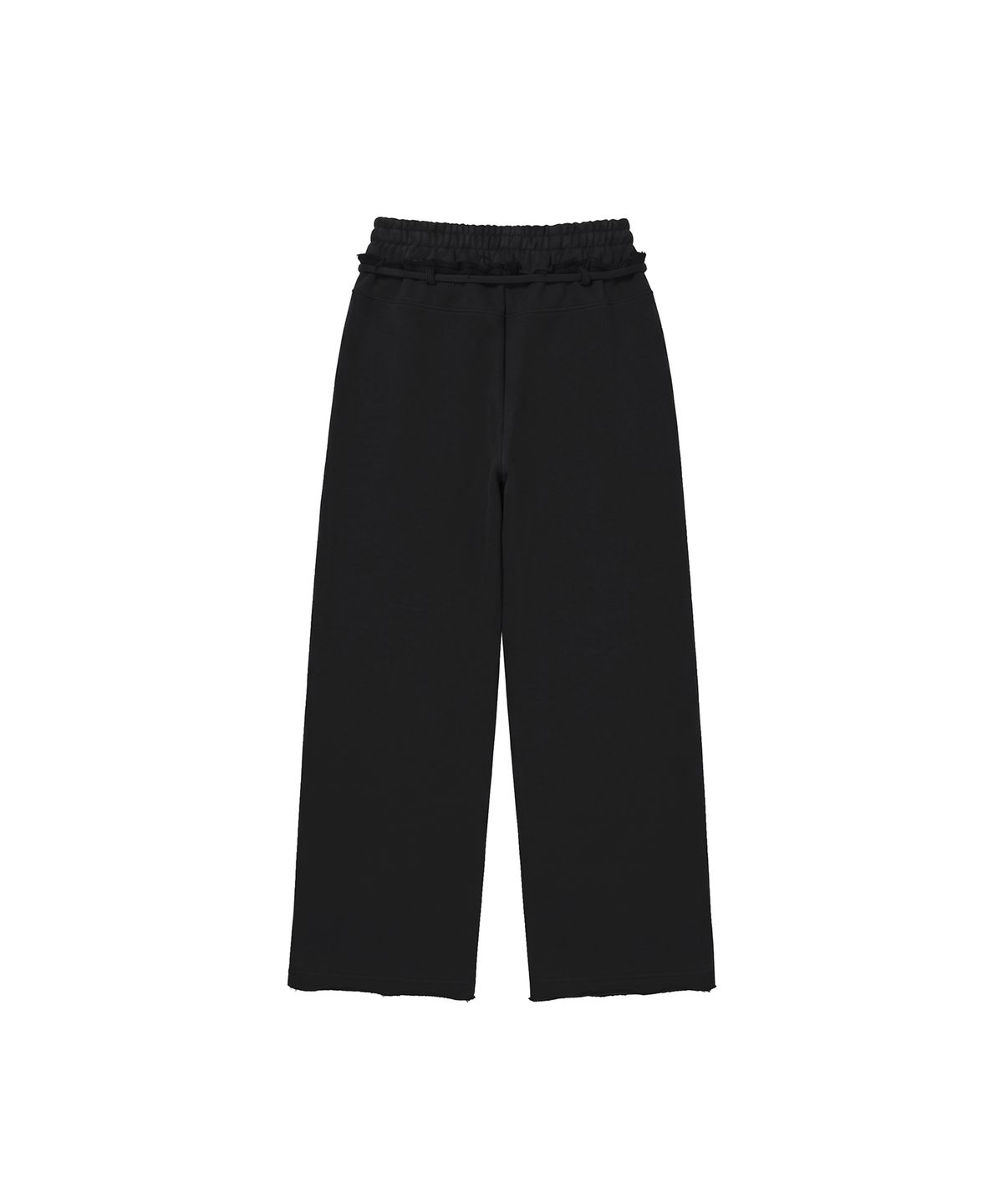 분트(VOONT) Distressed Wide Pants (BLACK)