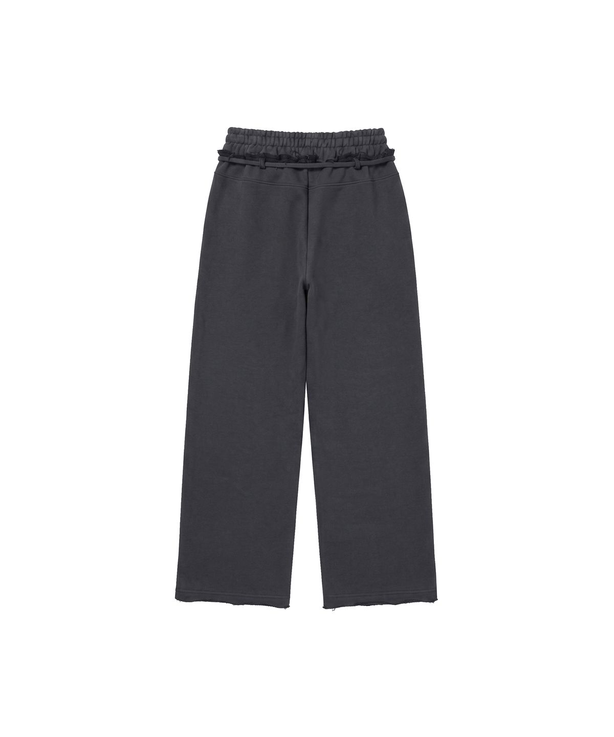 분트(VOONT) Distressed Wide Pants (DARK GRAY)
