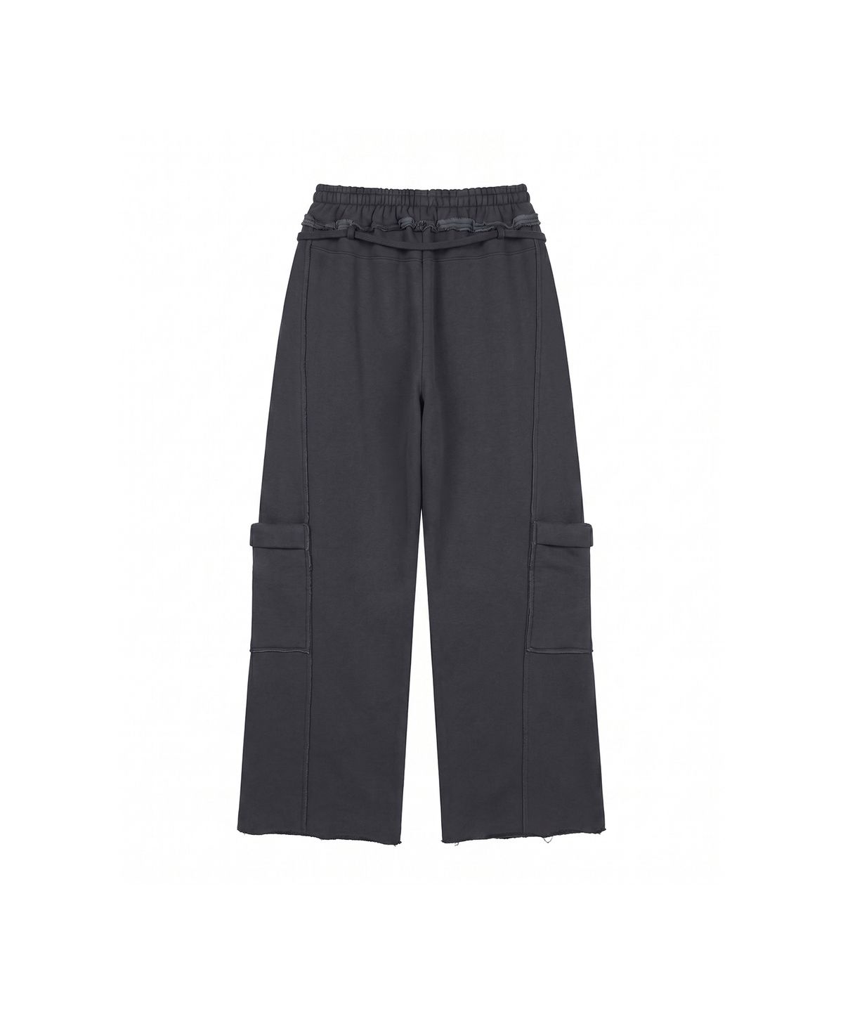 분트(VOONT) Utility Pocket Wide Pants (DARK GRAY)