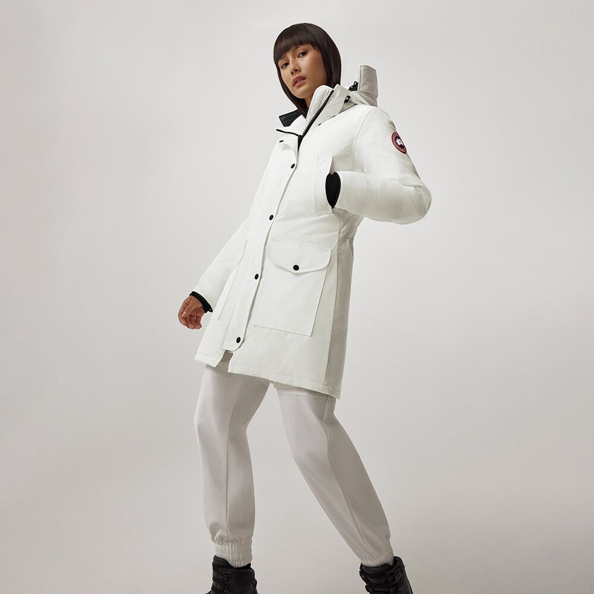 캐나다구스(CANADAGOOSE) 여성 트릴리움 파카(White)_Q256AWUC08WHB