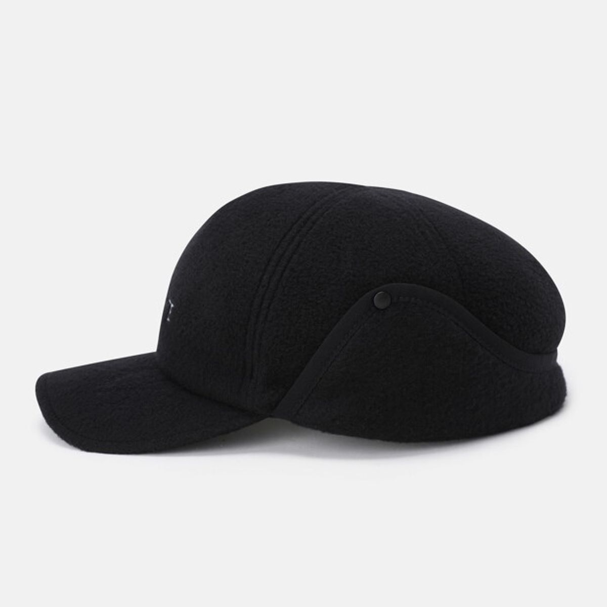 데상트(DESCENTE) 플리스 이어머프 볼캡 블랙 SR323UCP95